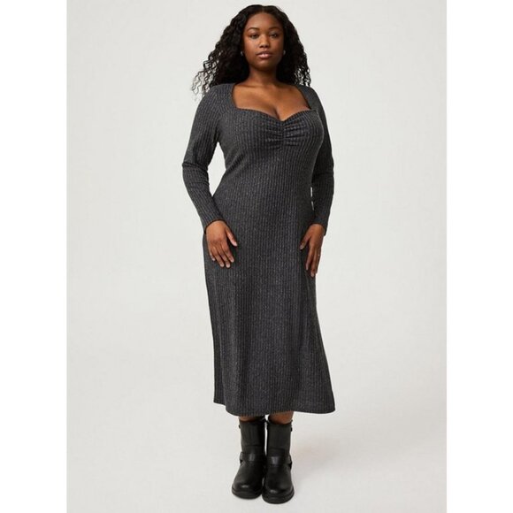 NWT Torrid Column Tea Length Dress - Picture 1 of 5